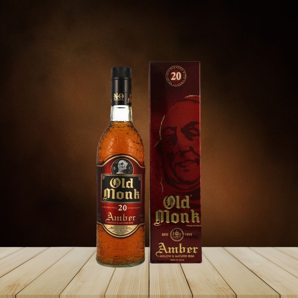 Buy Classic Rum | Old Monk Amber Rum | Mansionz