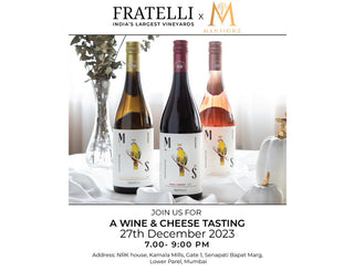 A Wine & Cheese Tasting - 27th, December