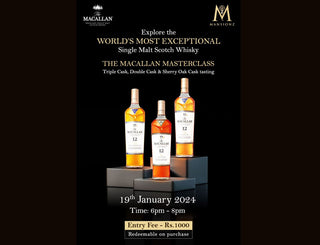 The Macallan Tasting spectacle only at Mansionz - 19th, Jan